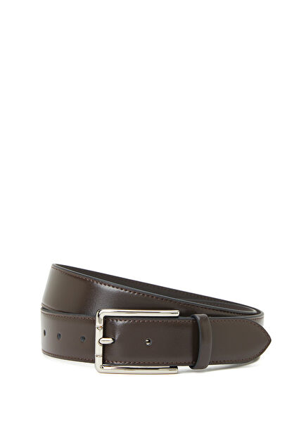 Brown Men's Leather Belt