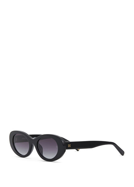 Doreen HM 1748 C1 Black Acetate Women's Sunglasses