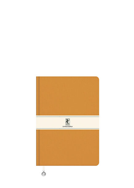 Limited Edition A5 Mustard Thermo Leather and Lined Notebook with Flexible Cover