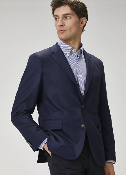 Indigo Wool Blazer