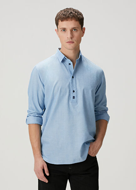 Light Blue Denim Shirt
