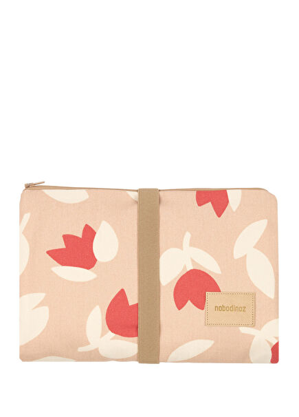 Hyde Park Red Tulip Su Geçirmez Bebek Alt Değiştirme Matı