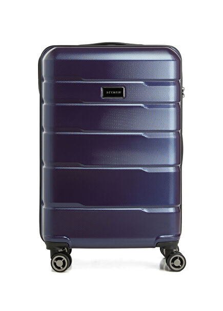 Navy Blue Medium Suitcase
