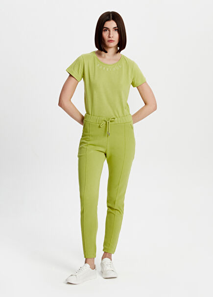 Yeşil Klasik Kadın Eşofman Altı