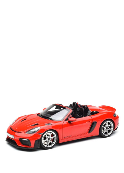 2023 Porsche 718 Spyder RS Guards Red 1:18 Model Araba