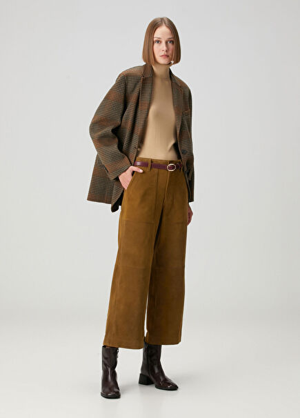 Yeşil Süet Pantolon