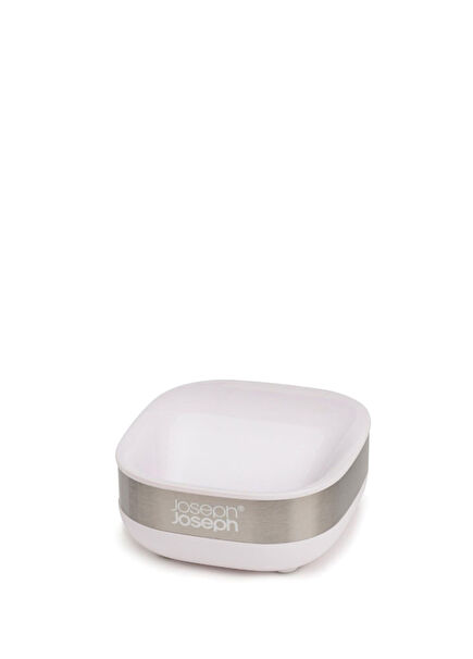 Slim Beyaz Çelik Sabunluk