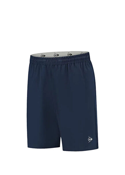 D AP Club Navy Blue Men's Tennis Shorts with Elastic Waist