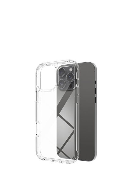 iPhone 16 Pro Max Air Hybrid Crystal Clear Transparent Phone Case