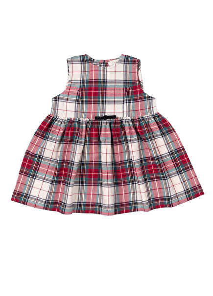 Classy Plaid Sleeveless Girl's Dress