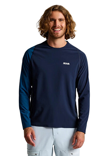 Od Tech Ls Lacivert Uzun Kollu Erkek T-Shirt