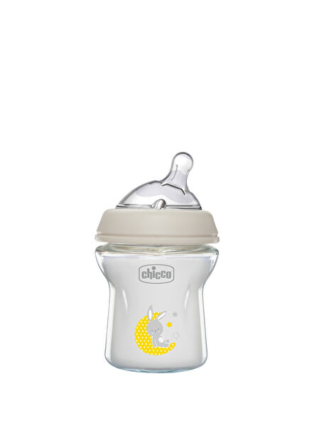 NaturalFeeling Gray 0+Month Glass Bottle 150 ml