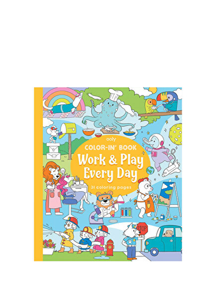Work & Play Everyday Coloring Book
