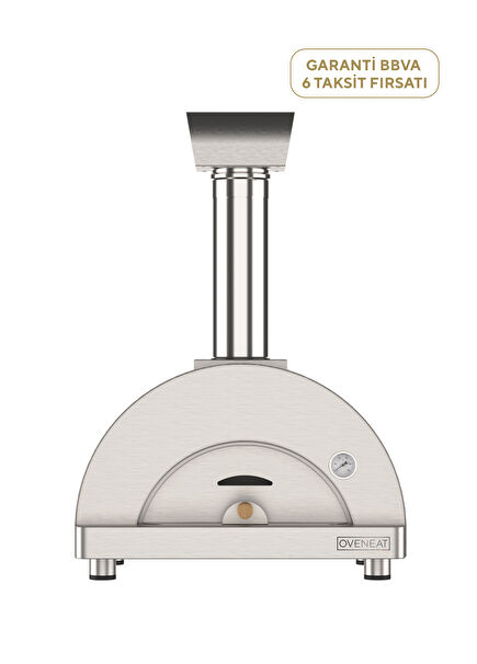 Single Stainless Steel Odun Ateşli Pizza Fırını