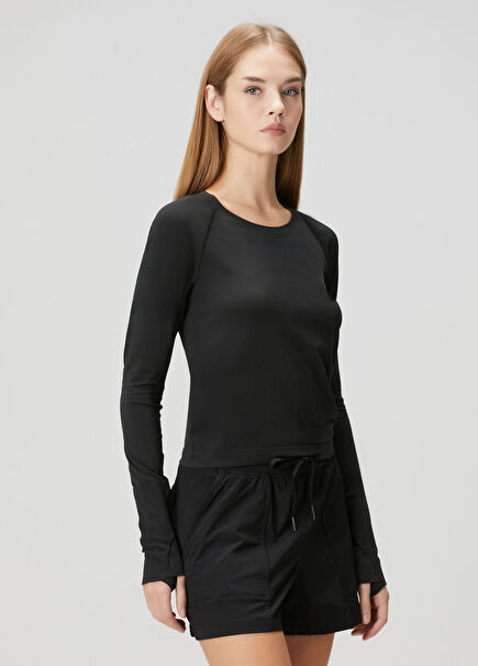 Swiftly Tech Black Long Sleeve T-Shirt