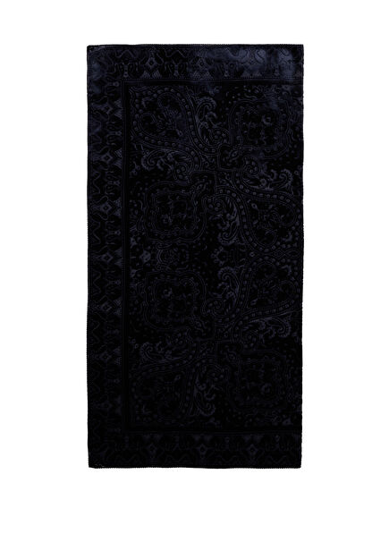 Blue Ethnic Patterned Women's Shawl
