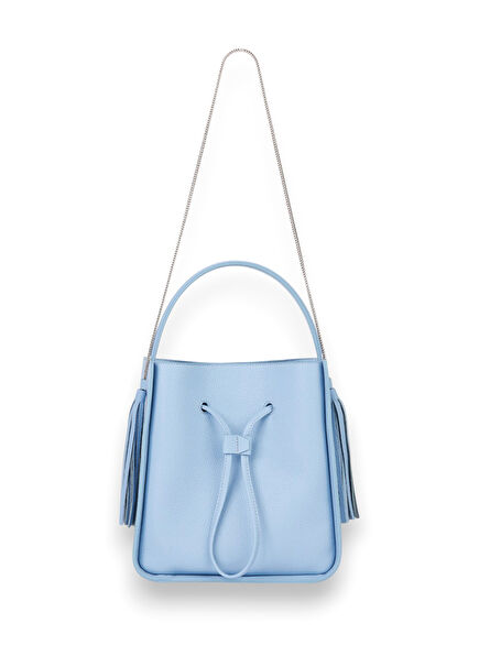 Serene Blue Women's Leather Bag