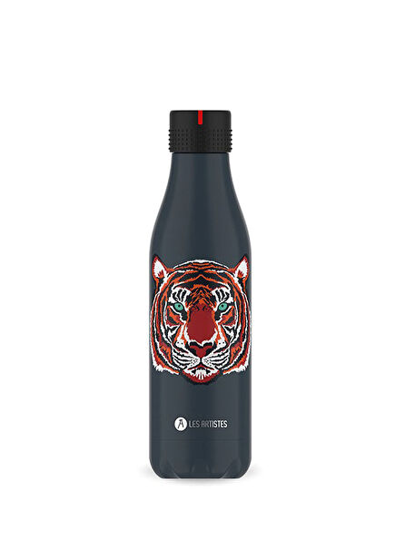 Heat Insulated Tiger Patterned Steel Thermos Flask 500 ml