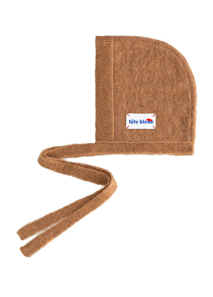 Elodie Camel Women's Bow-Tie Bonnet