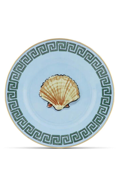 Il Viaggio di Nettuno Sea Blue Porcelain Bread Platter