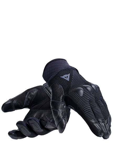 Unruly Black Anthracite Textile Men's Motorcycle Gloves