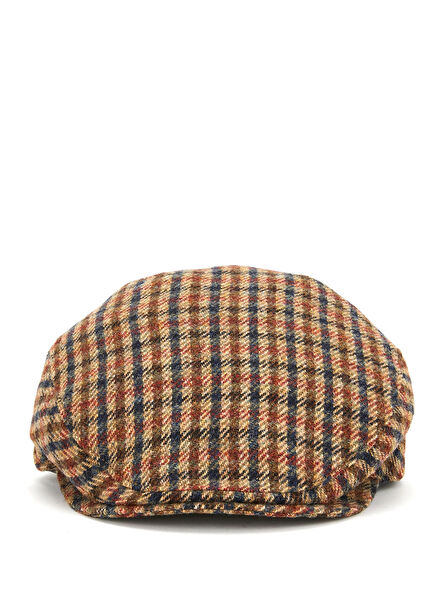 Plaid Patterned Men's Wool Hat