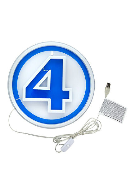 Fantastic 4 Duvara Monte Edilebilir LED Neon Işık
