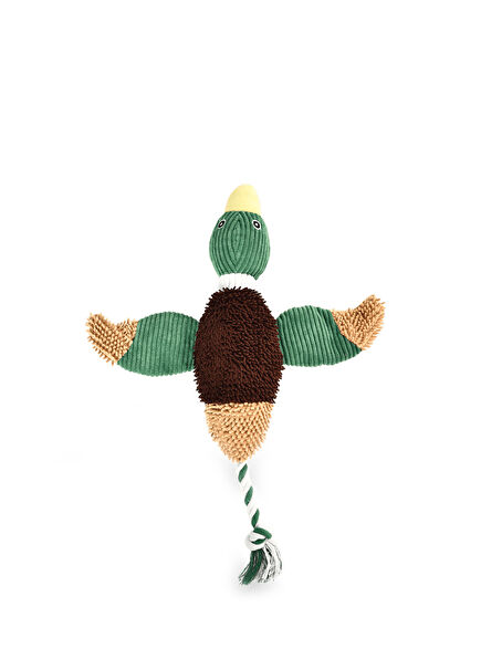 Vahşi Kaz Renkli Peluş Köpek Oyuncağı