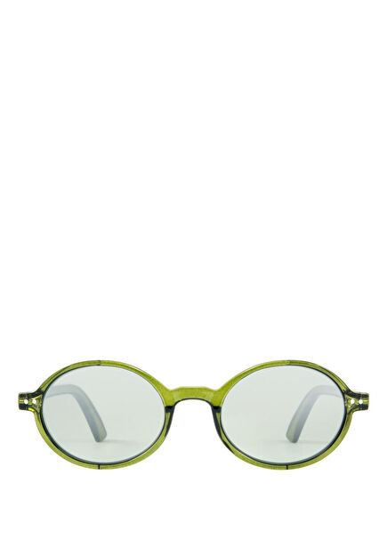 The Oval Gray Unisex Sunglasses