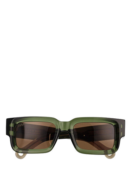 HS921 52 S04 Yeşil Asetat Erkek Güneş Gözlüğü