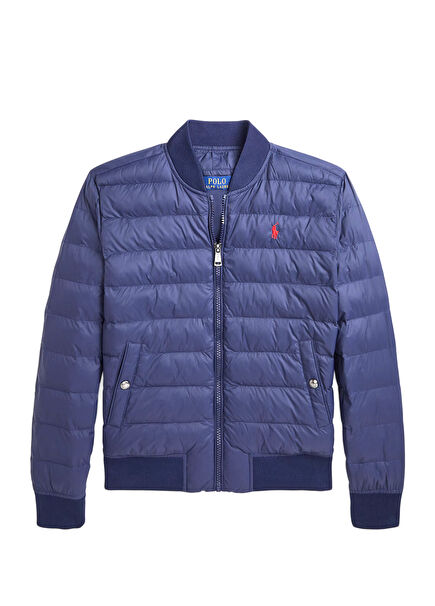 Lacivert Kapitoneli Unisex Çocuk Ceket