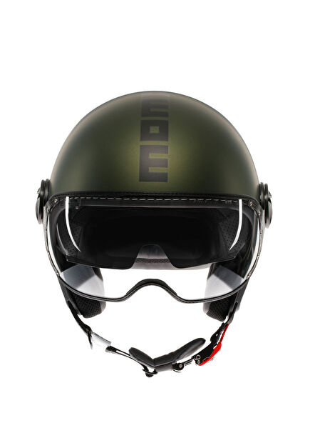 Fgtr Evo Matt Yeşil Siyah Açık Motosiklet Kaskı