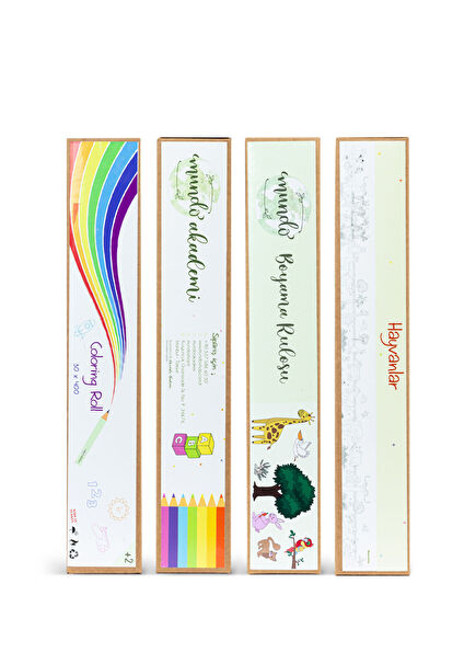 Coloring Roll Hayvanlar Boyama Seti