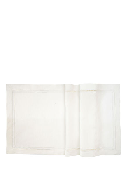 Midday Kolber Kırık Beyaz Keten Runner 50 x 160 cm