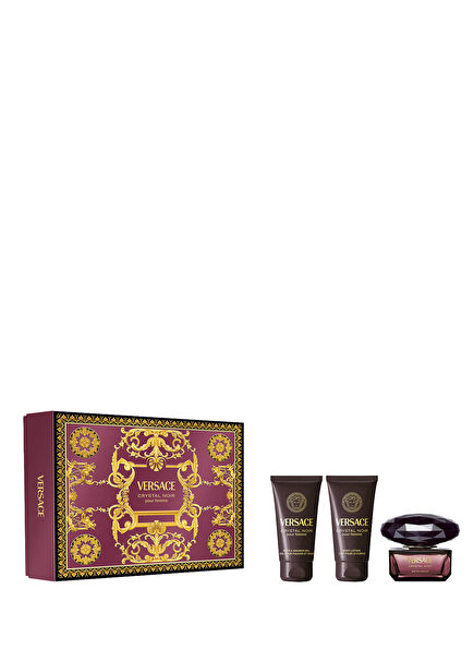 Crystal Noir EDP 50 ml Perfume + Shower Gel 50 ml + Body Lotion 50 ml Women's Perfume Set