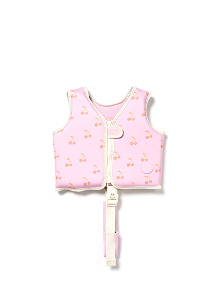 Cotton Candy Cherry Unisex Kids Swimming Vest 1- 2