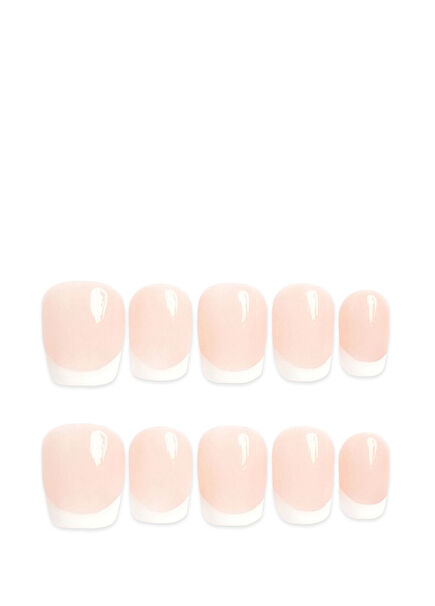 Tan Short Ballerina 15 Pcs Prosthetic False Nail KBLK1539FK