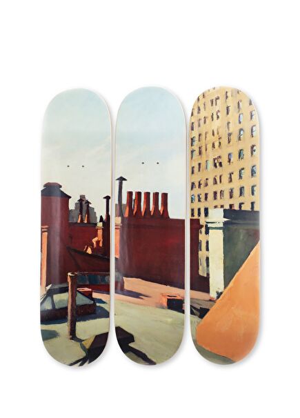 City Roofs Skateboard Table