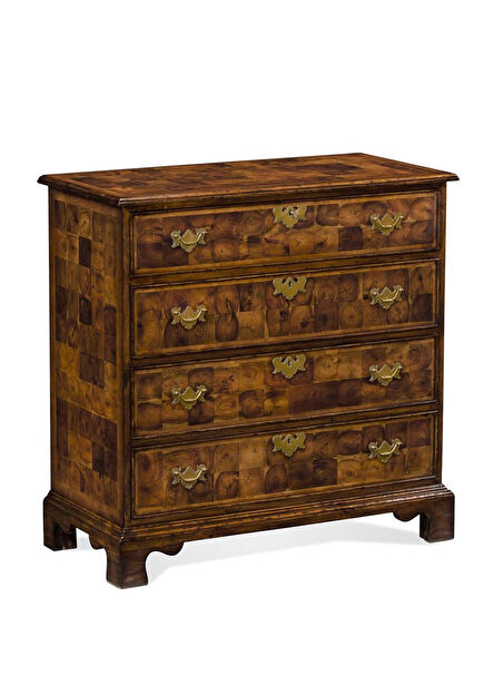 Country Farmhouse Brown Solid Wood Dresser