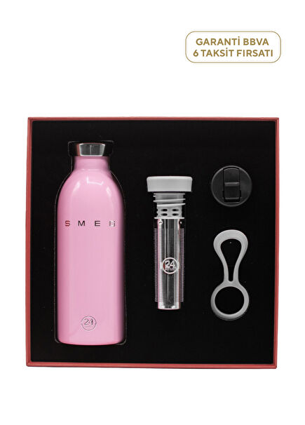 Pinky Clouds Steel Thermos Set