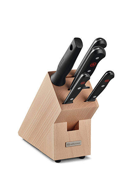 5 Piece Knife Set with Gourmet Stand