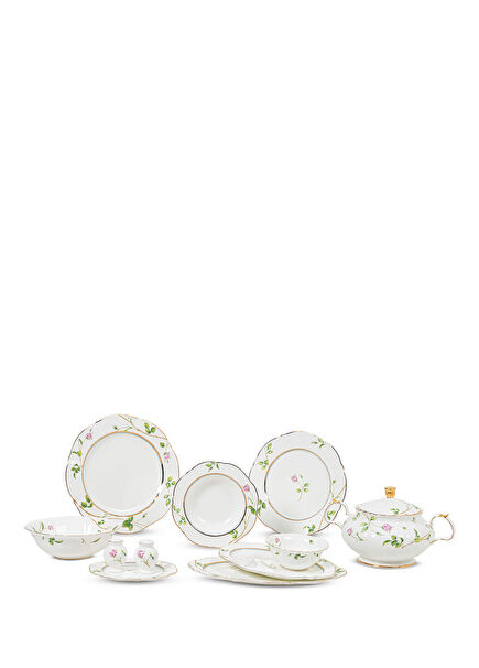 Zanzibar Bone China 70 Parça 12 Kişilik Yemek Takımı
