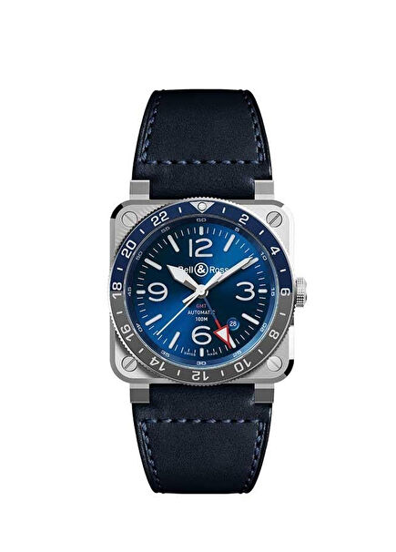Instruments BR 03-93 Gmt Blue Men's Watch