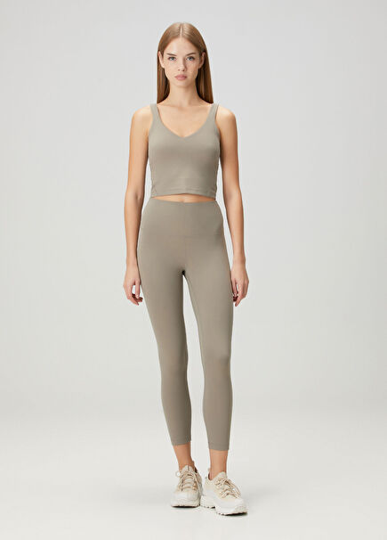 Wunder Train High Rise Khaki Leggings