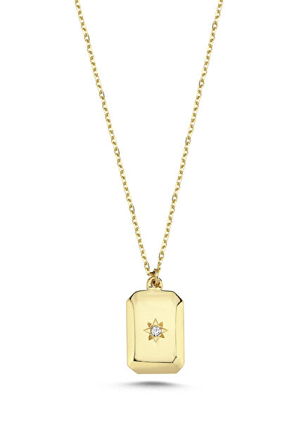 Eta Carinae 14K Gold Women's Necklace