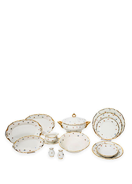 Elisabeth Bohemia Porselen 77 Parça Yemek Takımı