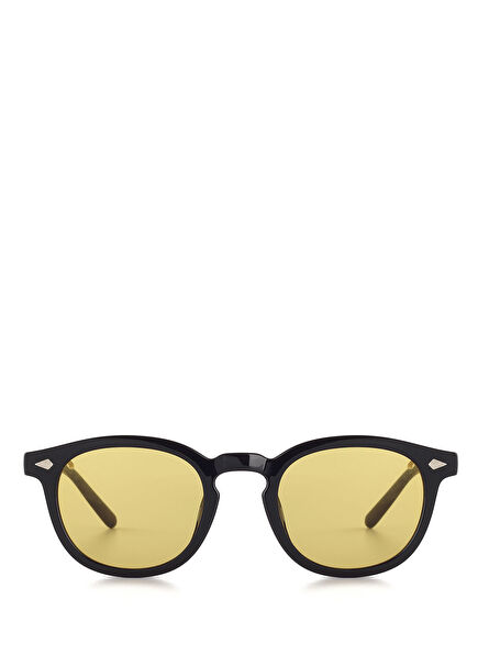 No.80 Yellow Unisex Sunglasses