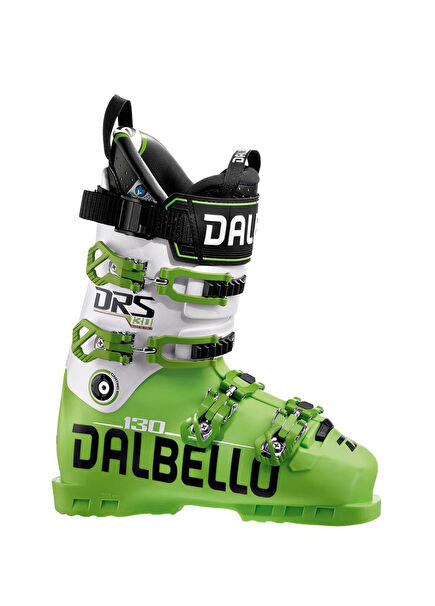DRS 130 Green Unisex Race Ski Boots
