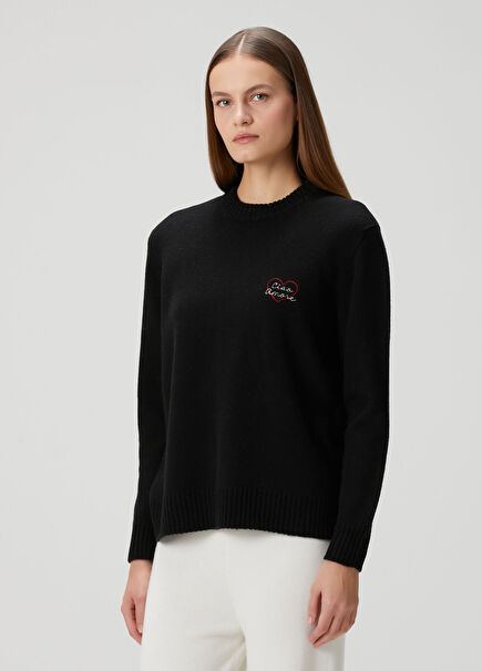 Black Cashmere Sweater