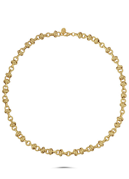 Olympia Düğüm Kadın Altın Kaplama Kolye